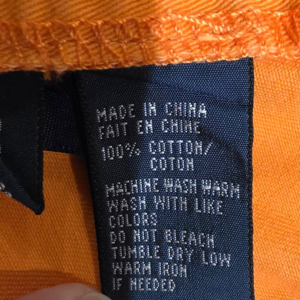 Polo Ralph Lauren Mens Prospect Chino Shorts Orange Cotton Twill 36 - Picture 7 of 9